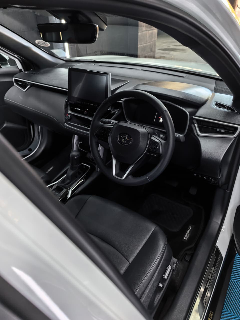 Toyota Corolla Cross interior detailing driver side dashboard steering wheel Cape Town Auto Hub CPT