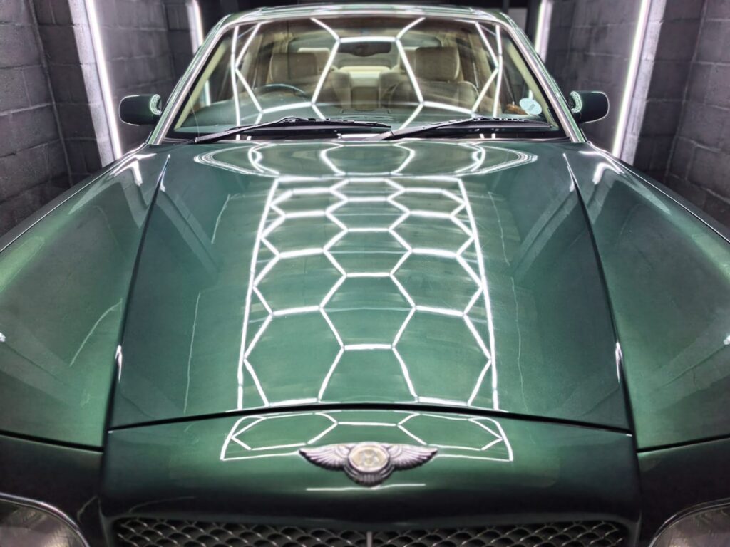 Polished vehicle paintwork after professional protection