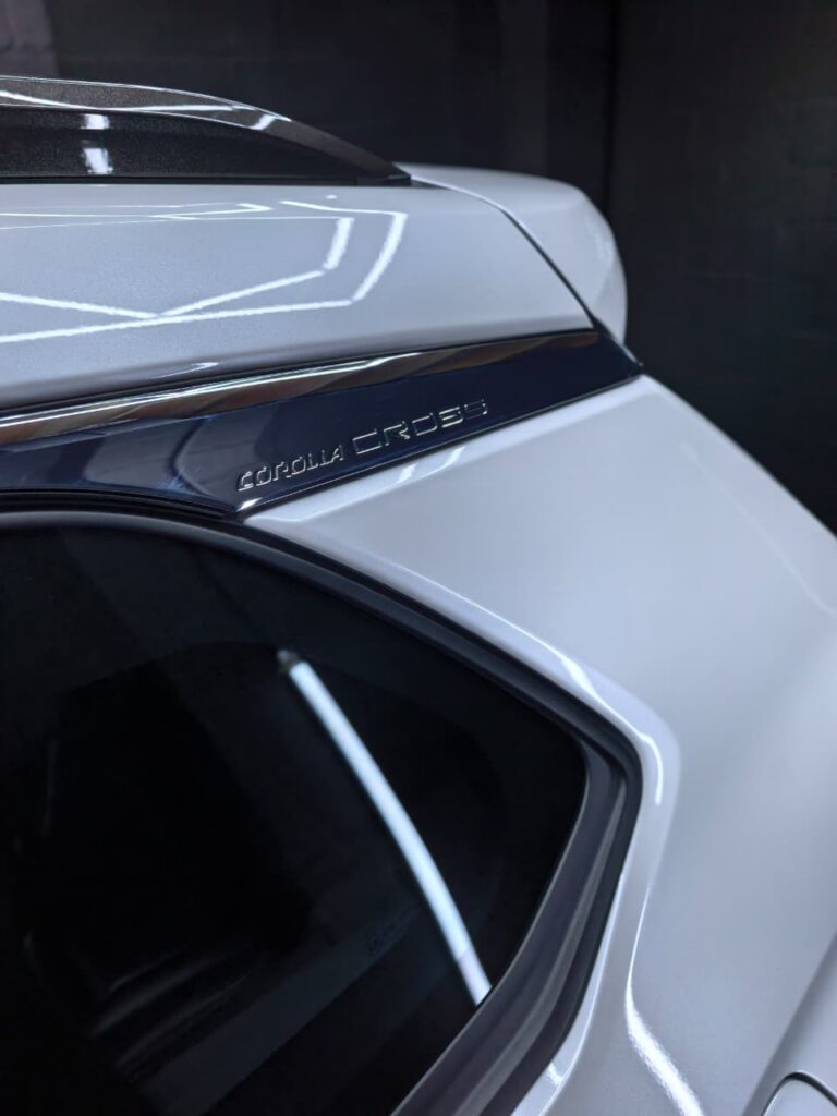 Ceramic Coating showing white Toyota SUV at AutoHub in Observatory, Cape Town