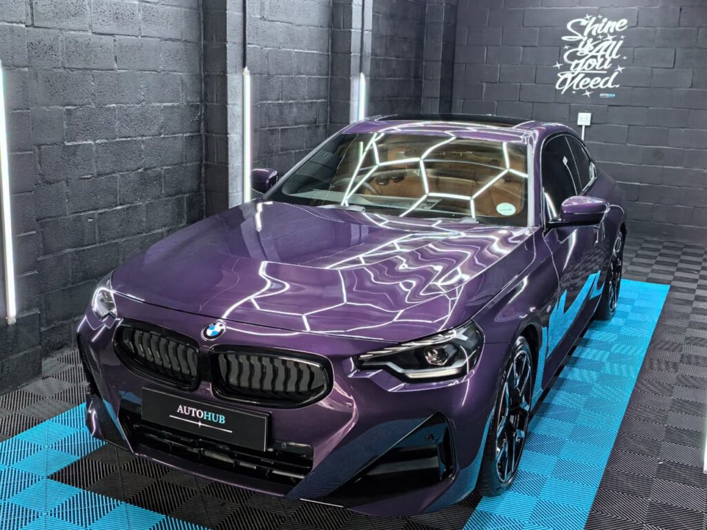 Vehicle Detailing showing BMW at AutoHub in Observatory, Cape Town