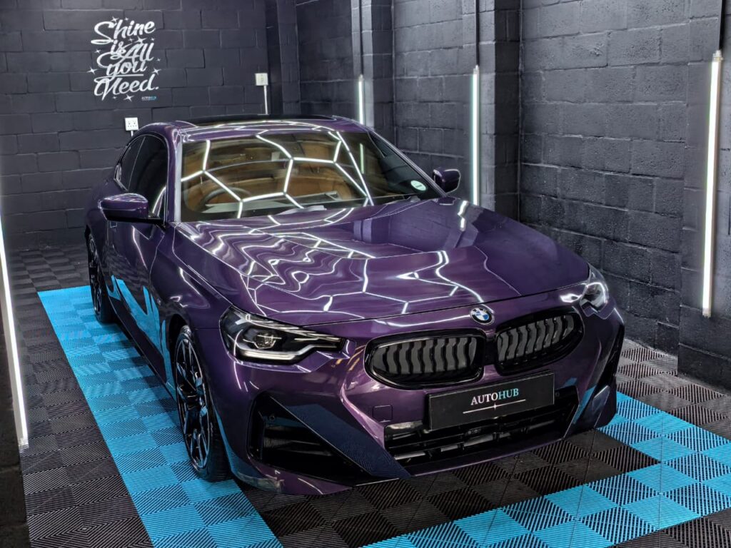 Vehicle Detailing showing BMW at AutoHub in Observatory, Cape Town