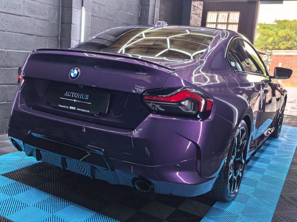 Vehicle Detailing showing BMW at AutoHub in Observatory, Cape Town