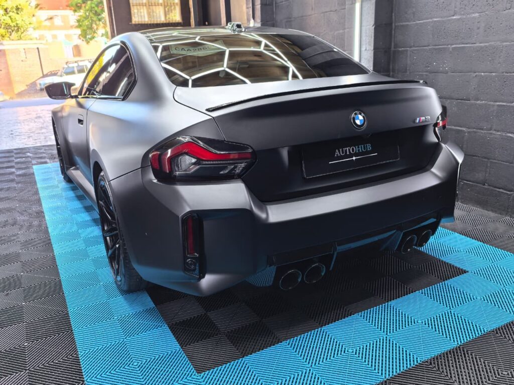 Vehicle Detailing showing grey BMW at AutoHub in Observatory, Cape Town