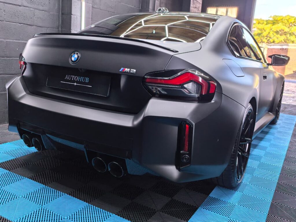 Vehicle Detailing showing grey BMW at AutoHub in Observatory, Cape Town