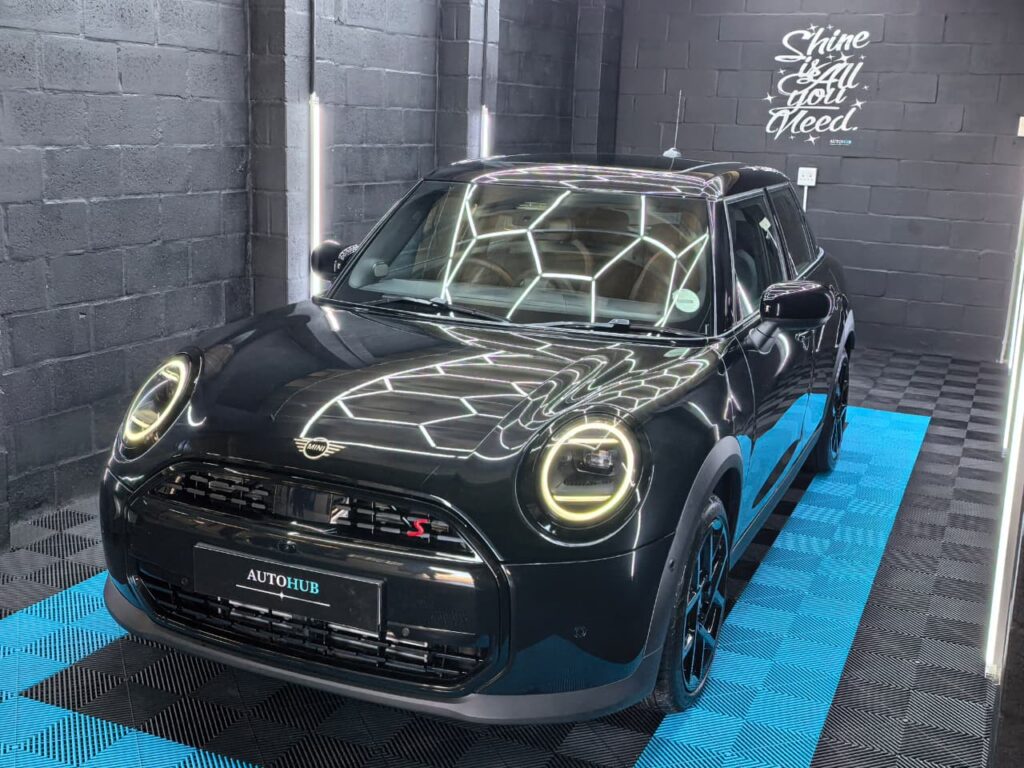 Vehicle Detailing showing pink Audi SUV at AutoHub in Observatory, Cape Town