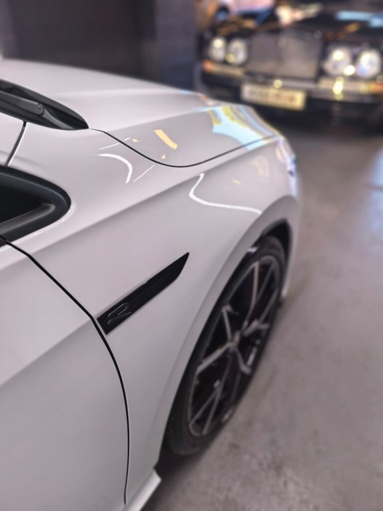 Vehicle Detailing showing white Volkswagen at AutoHub in Observatory, Cape Town