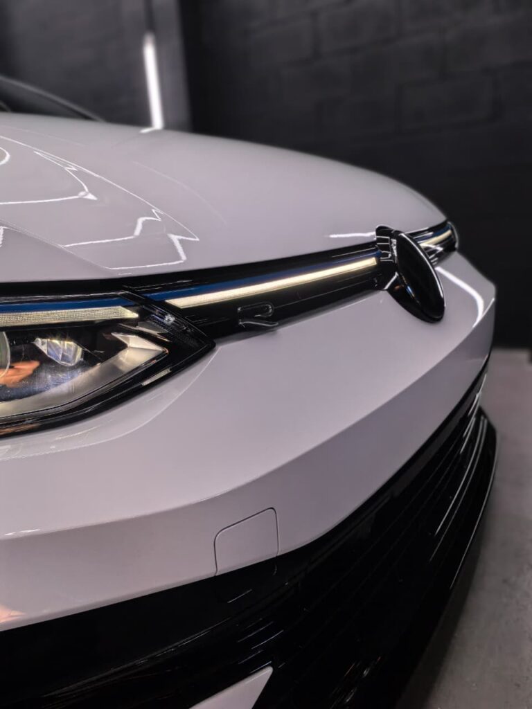 Headlight Restoration showing Volkswagen headlight at AutoHub in Observatory, Cape Town