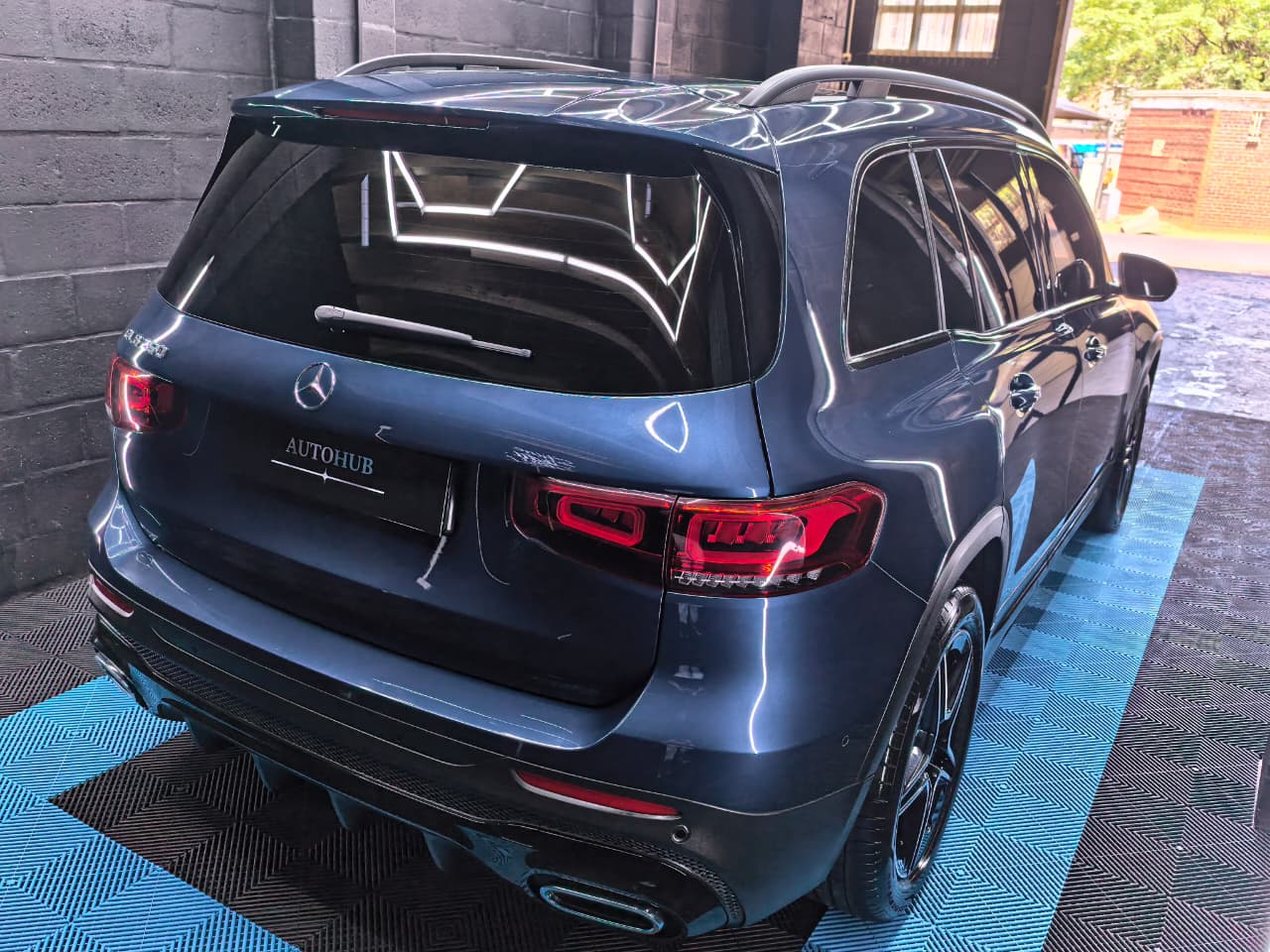 Professionally tinted rear windows on a vehicle at AutoHubCPT